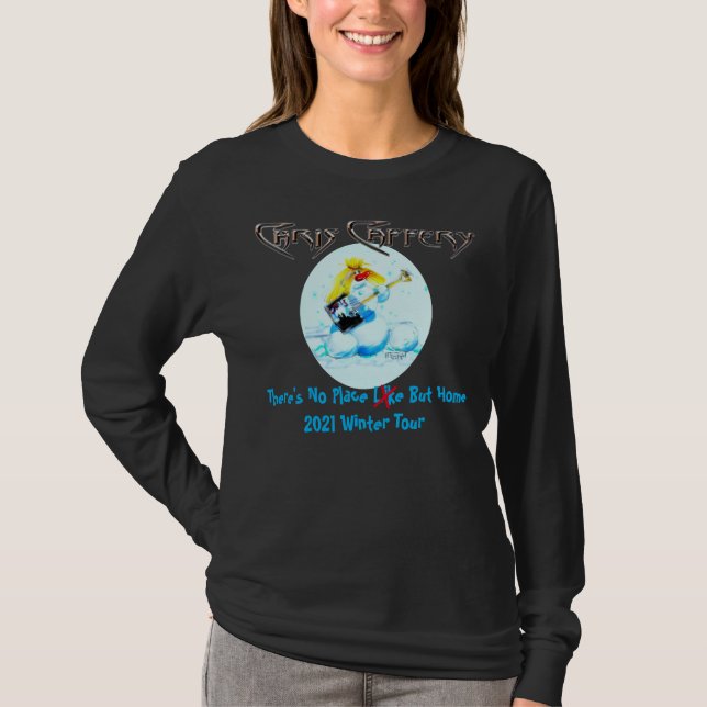 T-shirt Chris Caffery - Visite d'hiver 2021 Femmes à manch (Devant)