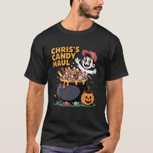 T-shirt Chris Candy Haul Halloween Design Trick or Treat F