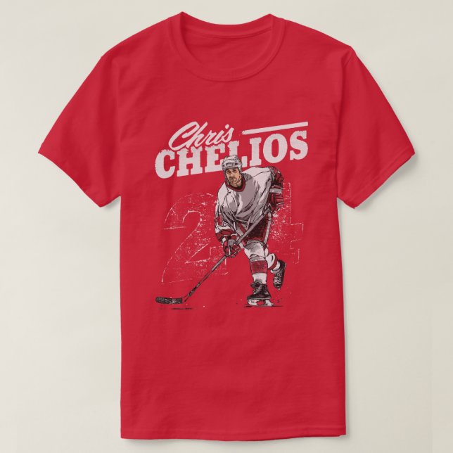 T-shirt Chris Chelios Retro (Design devant)