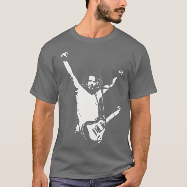 T-shirt Chris Cornell chanteur célèbre drôle (Devant)