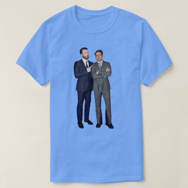 T-shirt Chris Evans Et RDJ (Design devant)