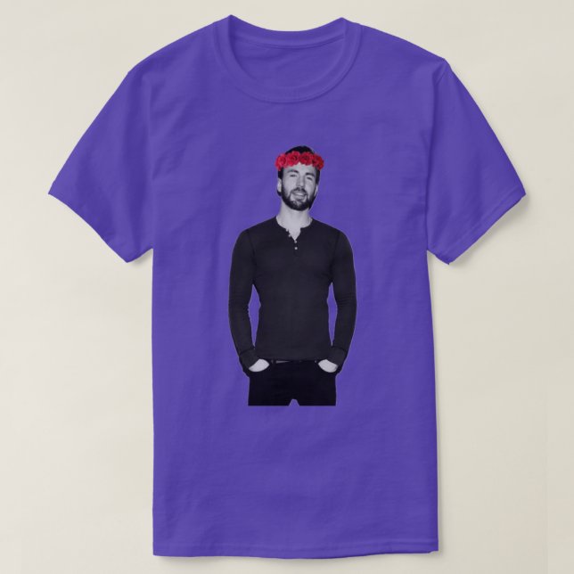 T-shirt Chris Evans Flowercouronne (Design devant)