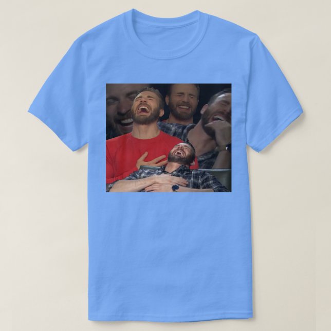 T-shirt Chris Evans Rire 2 (Design devant)