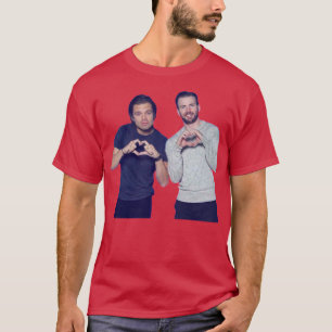 T-shirt Chris Evans Sebastian Stan Hearts