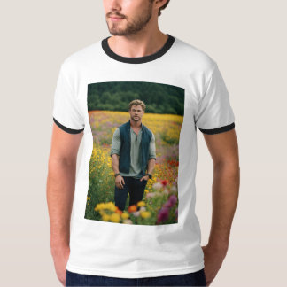 T-shirt Chris Hemsworth Signature Brodé Homme's Basic