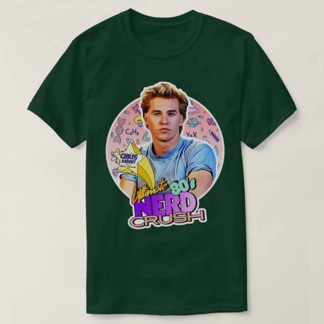 T-shirt Chris Knight du Real Genius 80s Nerd Crush (Design devant)