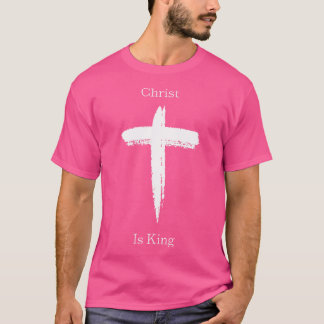 T-shirt Christ Est Le Roi Jésus Christ Christian Usa Cros