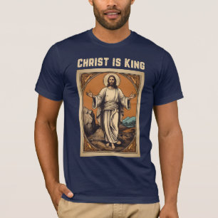 T-shirt Christ est le roi Pâques Politiquement incorrect