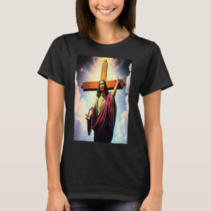 T-shirt Christ Et Le Chemise De Croix