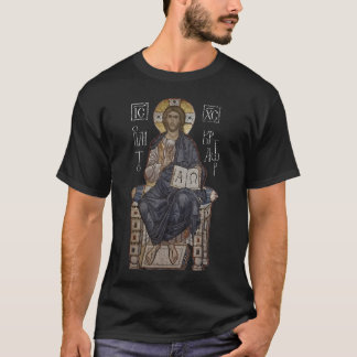 T-shirt Christ Pantocrator Jésus Alpha Oméga Byzantin