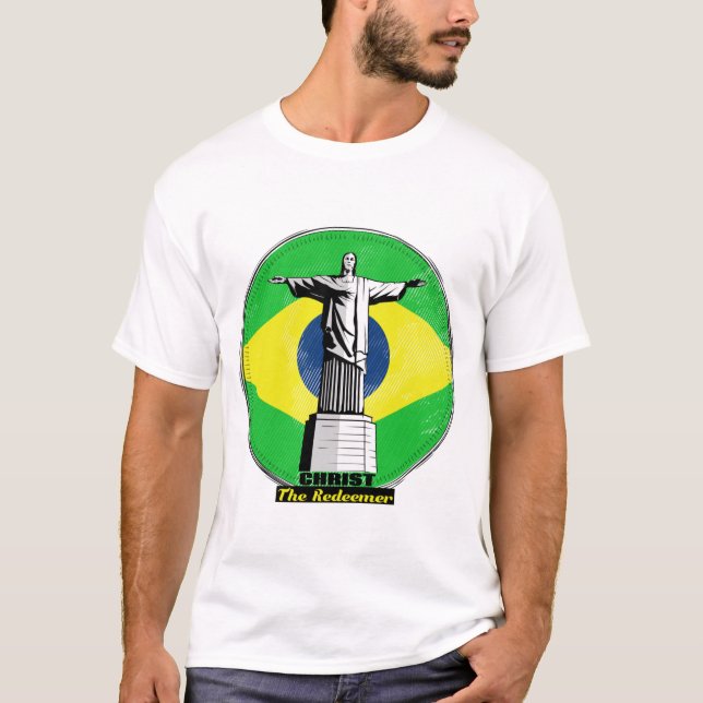 T-shirt Christ Rédempteur Rio De Janeiro (Devant)