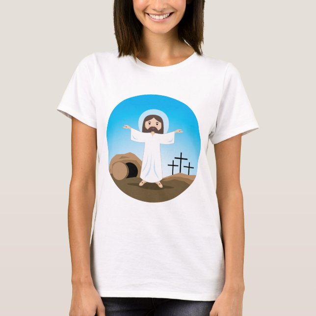 T-shirt Christ ressuscité (Devant)