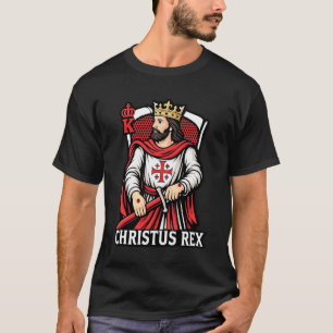 T-shirt Christ Roi Catholique Christ le Roi Sacré-Cœur