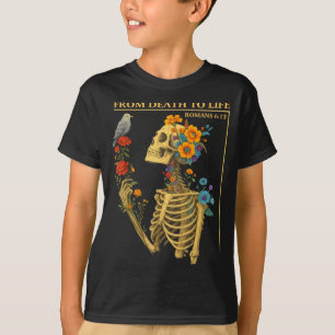 T-shirt Christcore Gothique Foi Vintagecore Bible Romains 