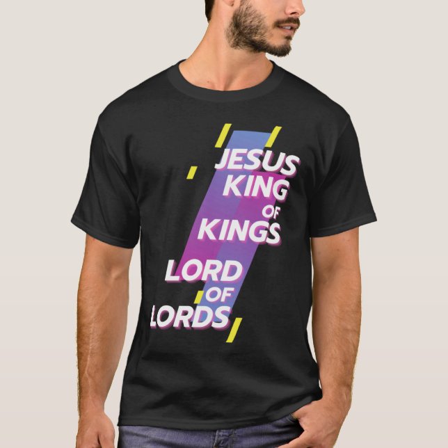 T-shirt Christerest Jesus King of Kings Lord of Lords Chri (Devant)