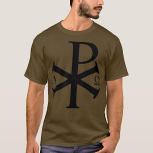 T-shirt Christian Alpha Omega Chi Rho pour le christianism