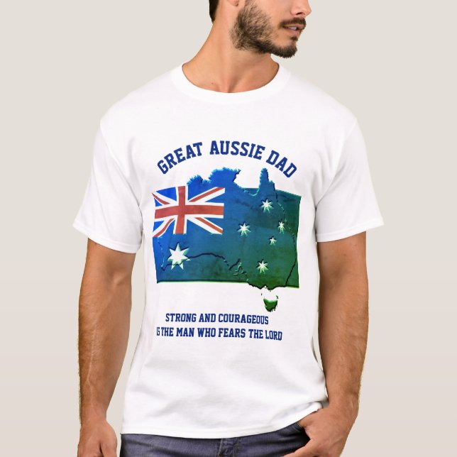 T-shirt Christian AUSSIE PAD (Devant)