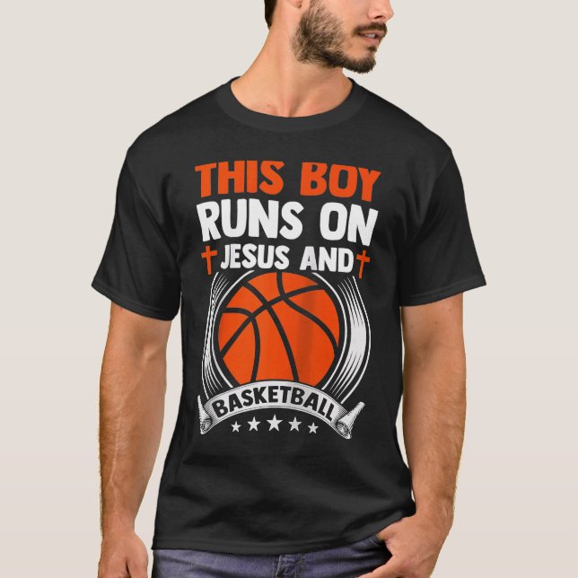 T-shirt Christian Baller Ce Garçon Roule Sur Jésus Et Pani (Devant)