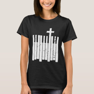 T-shirt Christian Band Christian Piano Rock Classique
