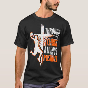 T-shirt Christian Basketball Jésus Christ Basketball Relia