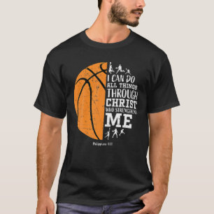 T-shirt Christian Basketball S Hommes Garçons Enfants Gif 