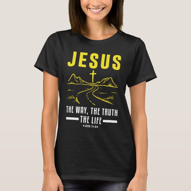T-shirt Christian Bible Verse Faith Believer Follower  1 (Devant)