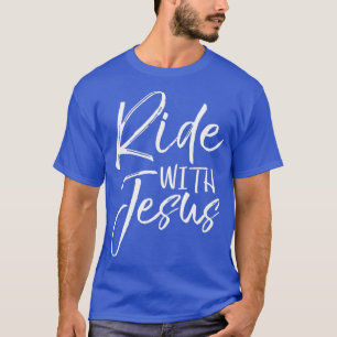 T-shirt Christian Biker Cadeau Vélo équitation Voyage amus