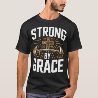 T-shirt Christian Bodybuilder Jésus est mon partenaire de 