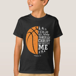 T-shirt Christian Bysketbyll Hommes Garçons Enfants Cadeau