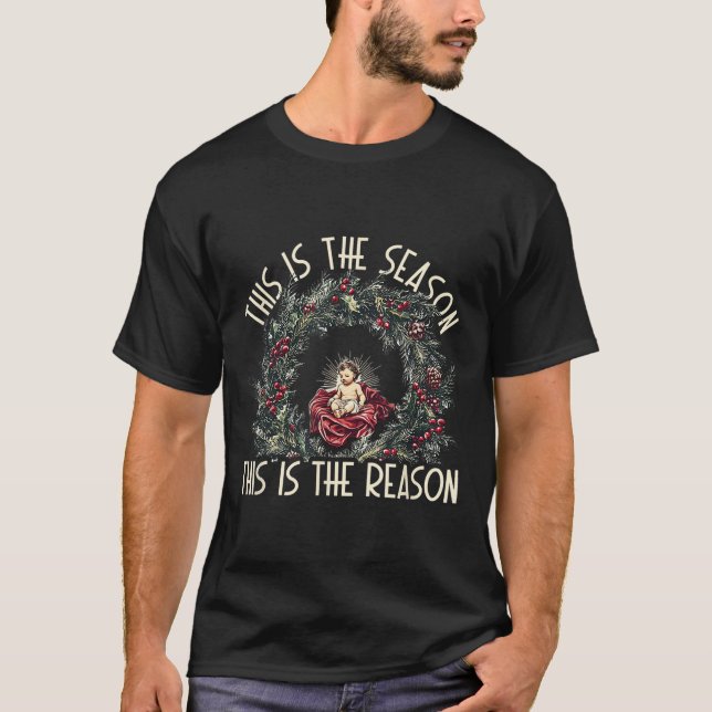 T-shirt Christian C'Est La Saison C'Est La Raison De Je (Devant)