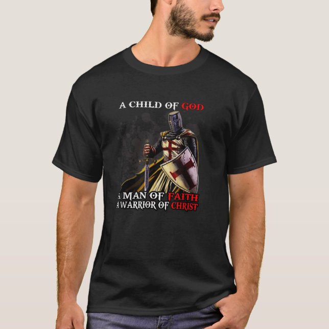 T-shirt Christian Chi Rho Labarum Christogram Cross Faith (Devant)