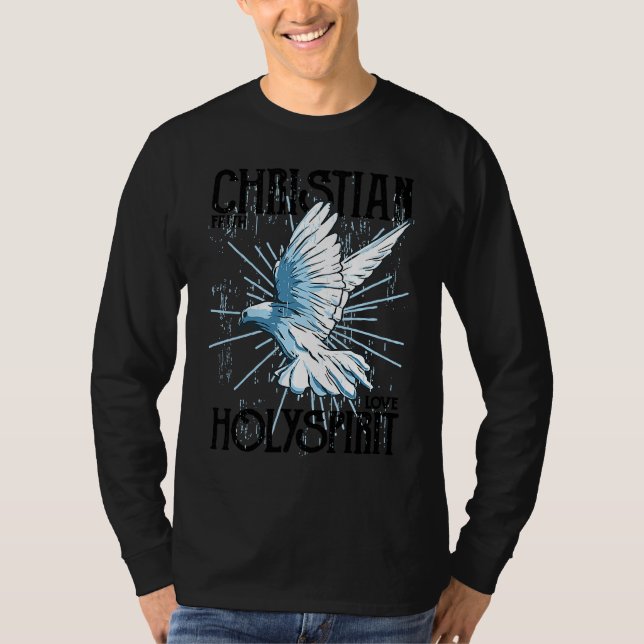 T-shirt Christian  Christian Faith Love Holy Spirit (Devant)