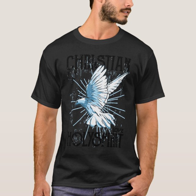 T-shirt Christian  Christian Faith Love Holy Spirit (Devant)