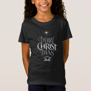 T-Shirt Christian Christmas Chalkboard Jésus Christ Mas