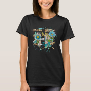 T-shirt Christian Cross Sa Volonté Son Chemin Ma Foi Leopa