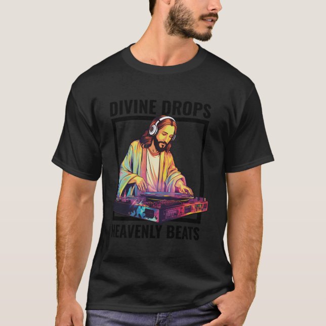 T-shirt Christian Dance Music Dj Jesus House Edm Clubbing (Devant)