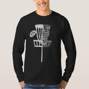 T-shirt Christian Disk Golf Je Peux Faire Toutes Les Chose