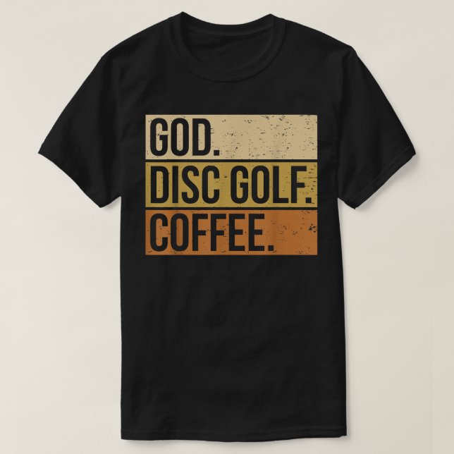T-shirt Christian Disk Golf Player Dit Que Je Suis Dieu. D (Design devant)