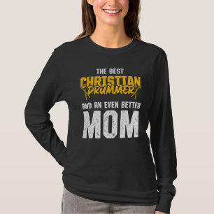 T-shirt Christian Drummer Church Adoration Drum Player 34