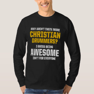 T-shirt Christian Drummer Church Adoration Drum Player 72