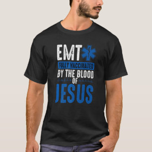 T-shirt Christian EMT entièrement vacciné par le sang de J