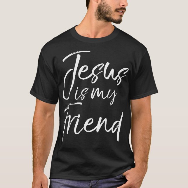 T-shirt Christian Evangelism Citation Foi Don Jésus est (Devant)