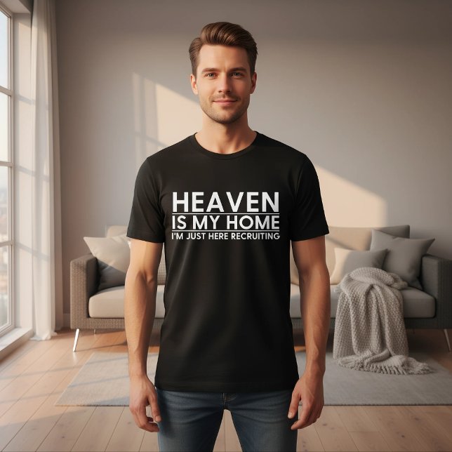 T-shirt Christian Faith Religious Quote Black Men's (Créateur téléchargé)