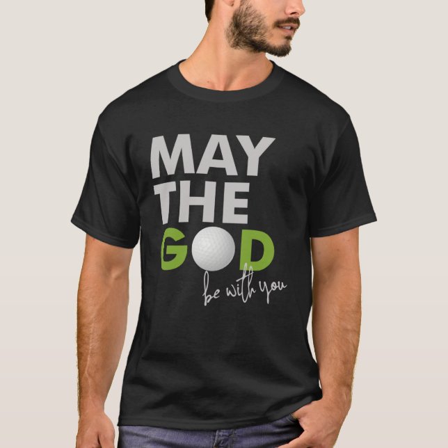 T-shirt Christian Golf Father´s Day Golfer Ball Humor for  (Devant)