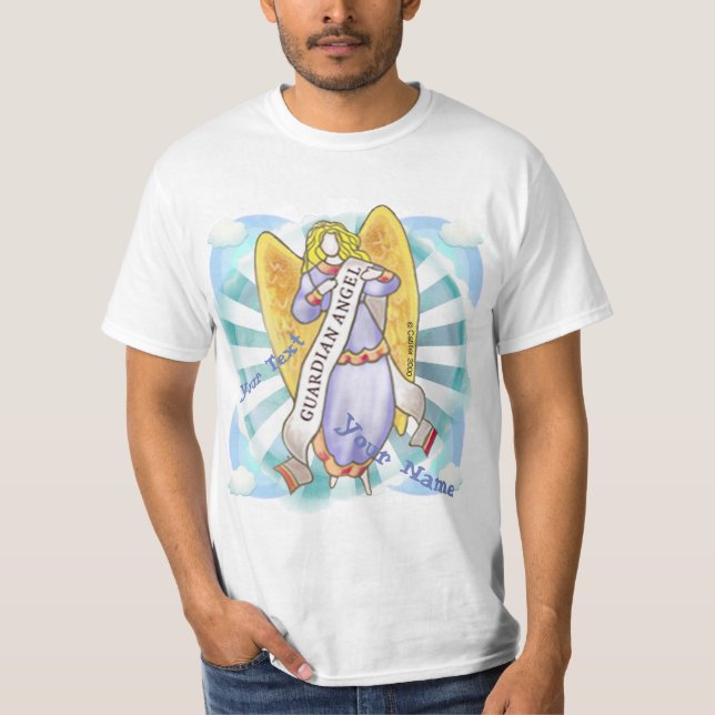 T-shirt Christian Guardian Angel (Devant)