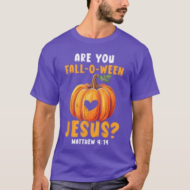 T-shirt Christian Halloween Jésus Christ Tricher Ou Traite (Devant)