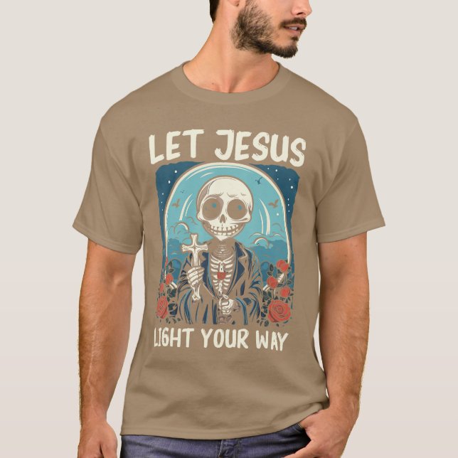 T-shirt Christian Halloween Jésus Christ Tricher Ou Traite (Devant)