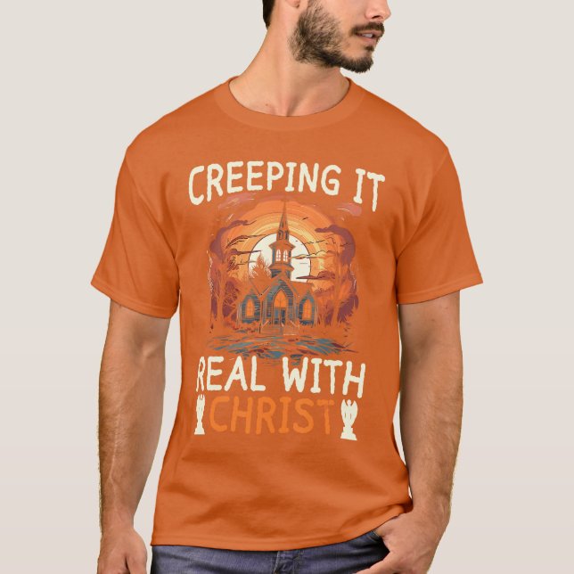 T-shirt Christian Halloween Jésus Christ Tricher Ou Traite (Devant)