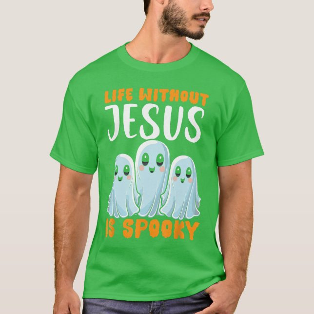 T-shirt Christian Halloween Jésus Christ Tricher Ou Traite (Devant)