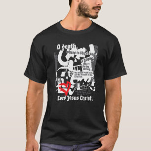 T-shirt Christian Hardcore Punk Crâne Vintage Jesus Saves